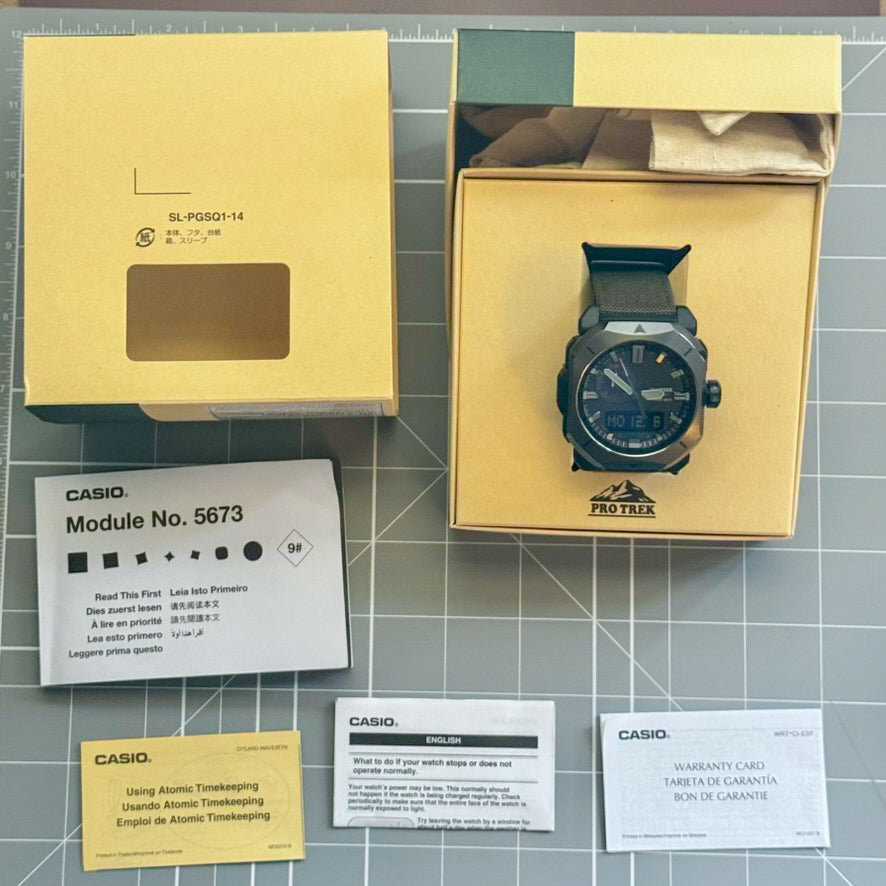 Casio Pro Trek Rugged Outdoor Watch (Like New)