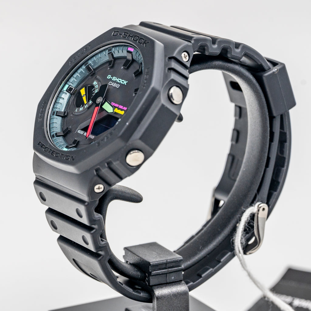 G-Shock 2100 Series Watch with Fluorescent Accents (Like New)