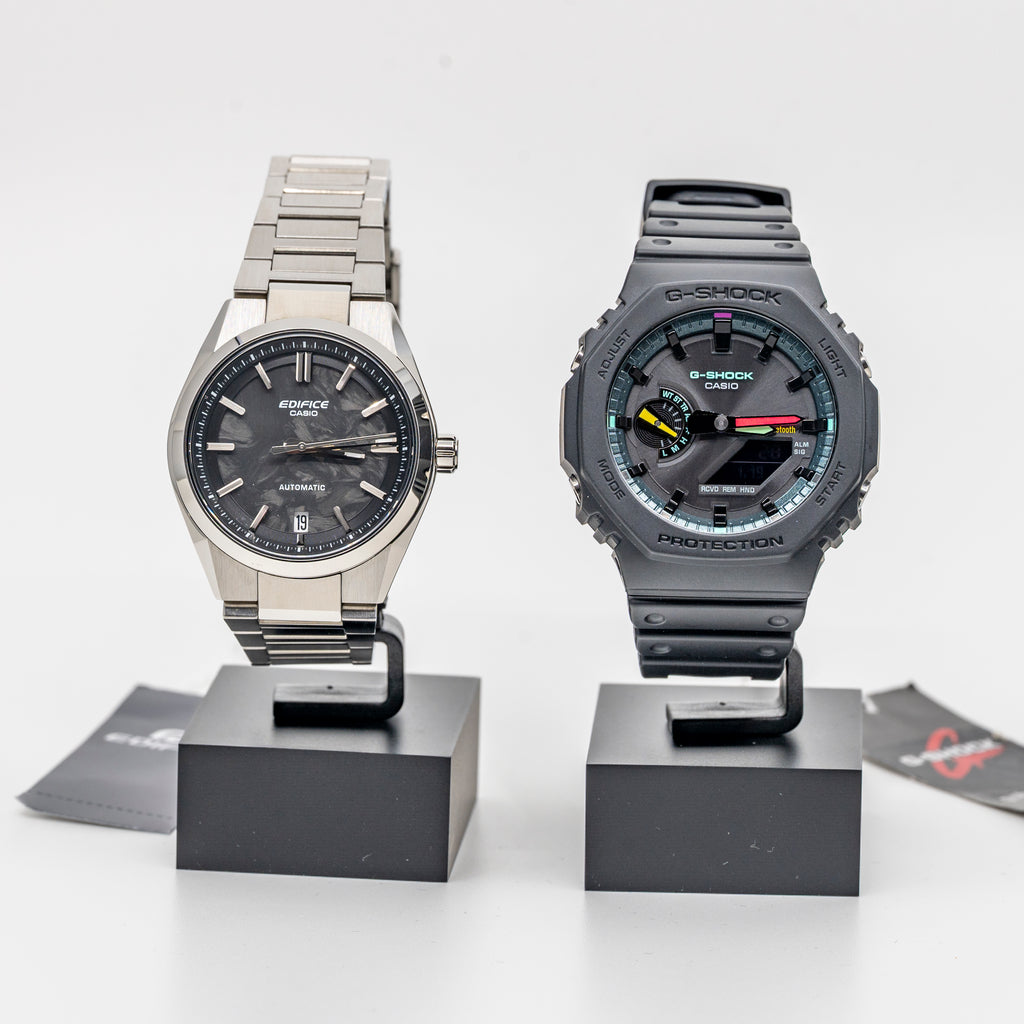 Two watches - G-shock & Edifice Automatic (Like New)