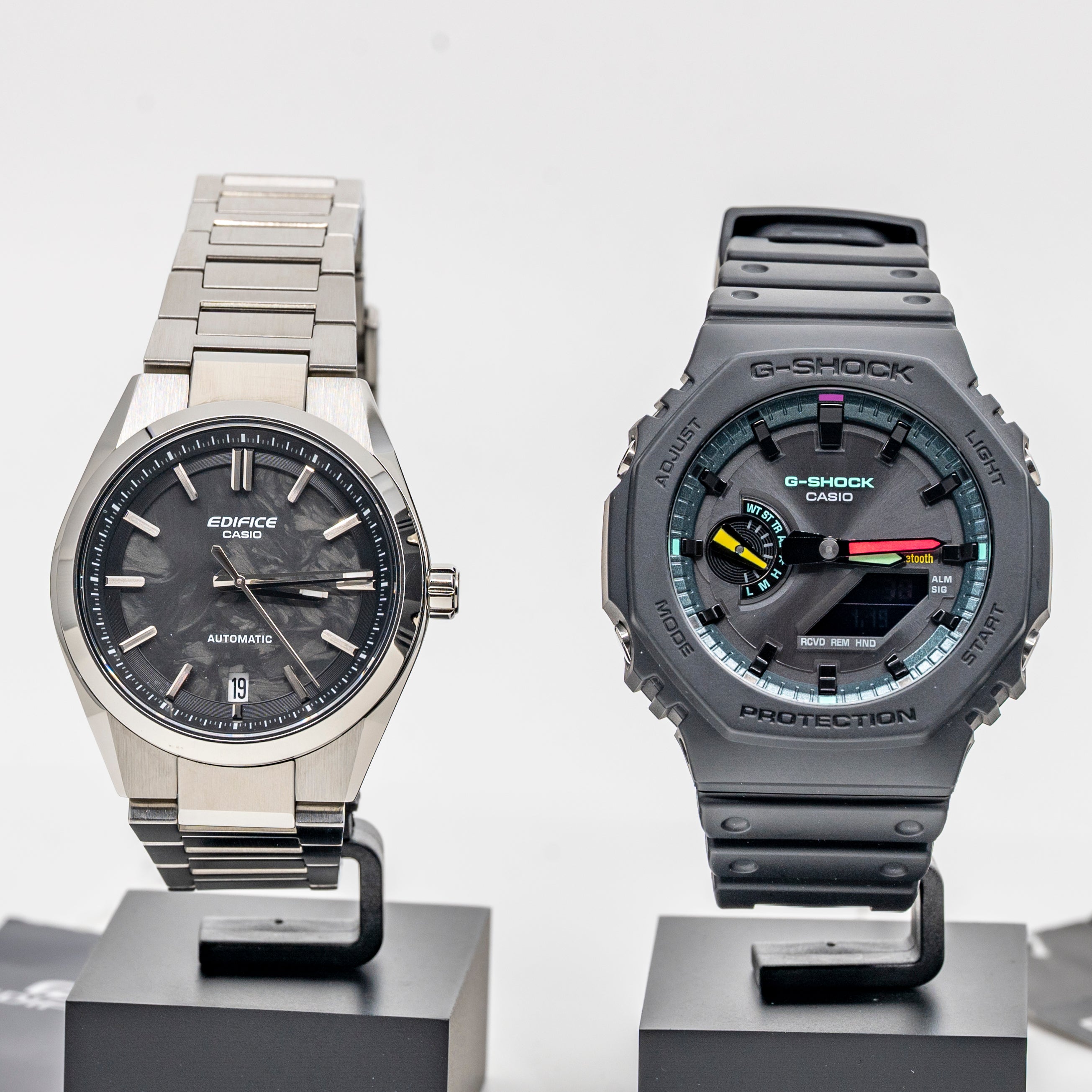 Two watches - G-shock & Edifice Automatic (Like New)