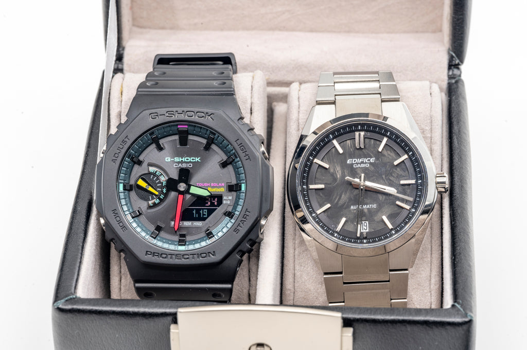 Two watches - G-shock & Edifice Automatic (Like New)