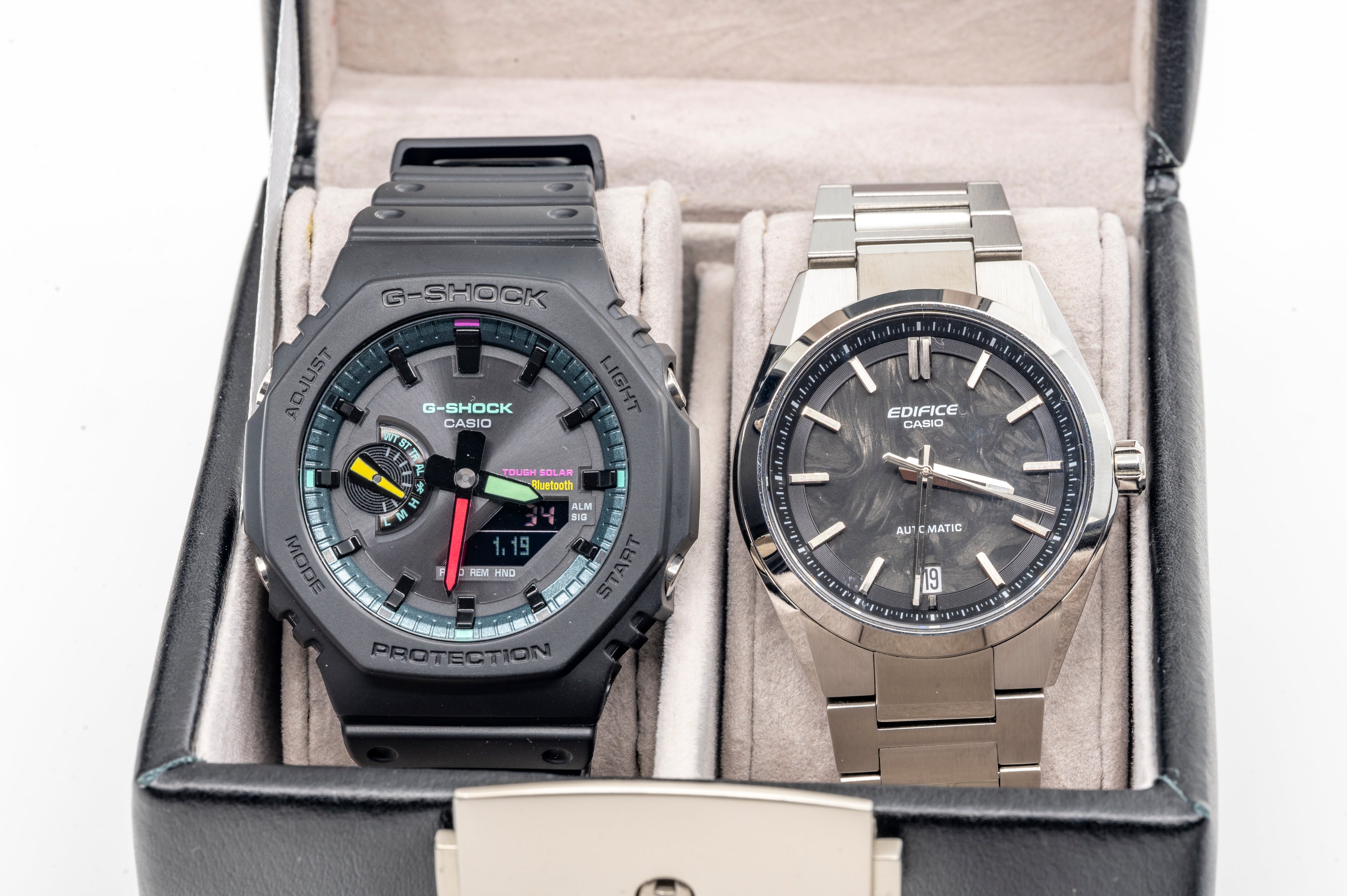 Two watches - G-shock & Edifice Automatic (Like New)