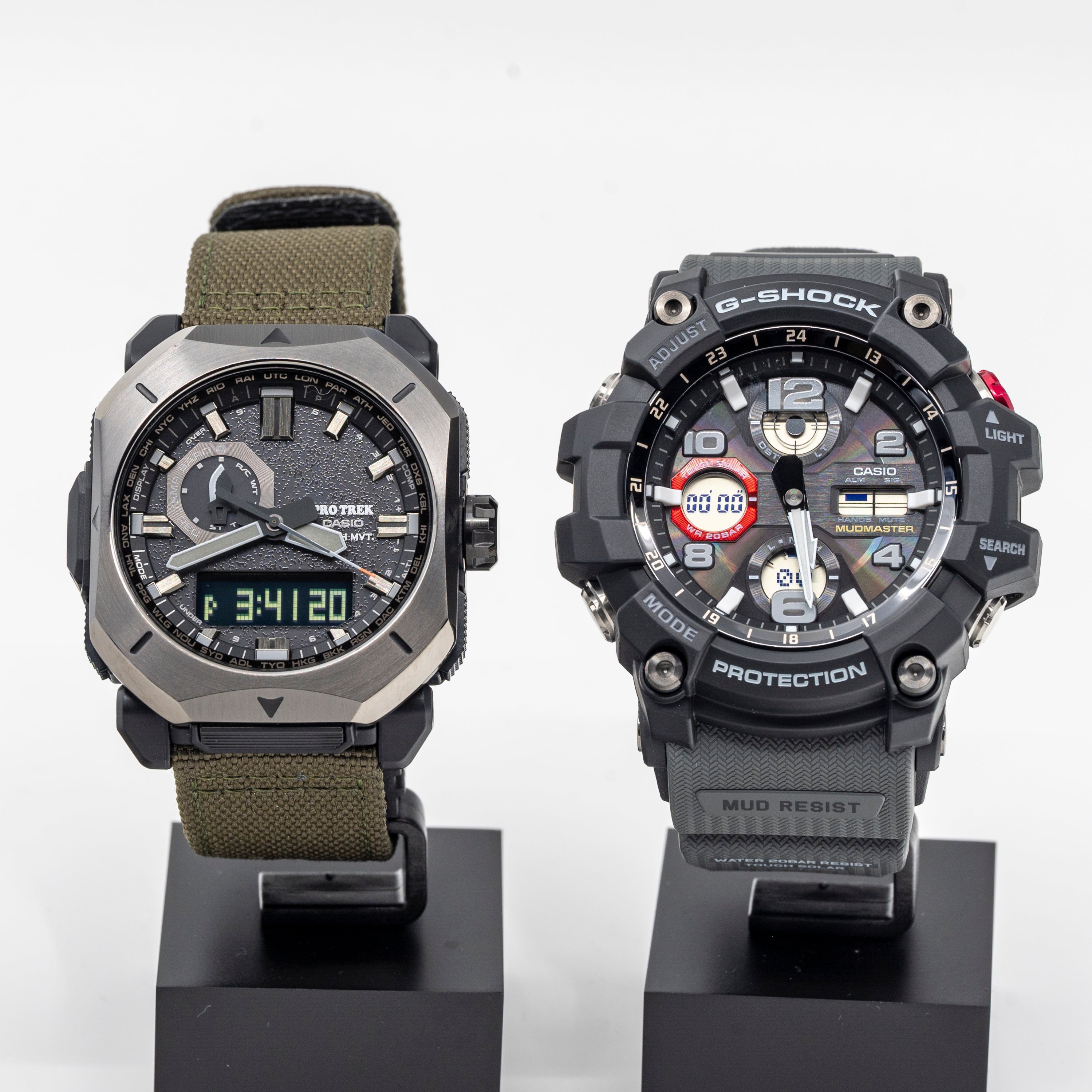 Two Watches - a Mudman & a Pro Trek (Like New)