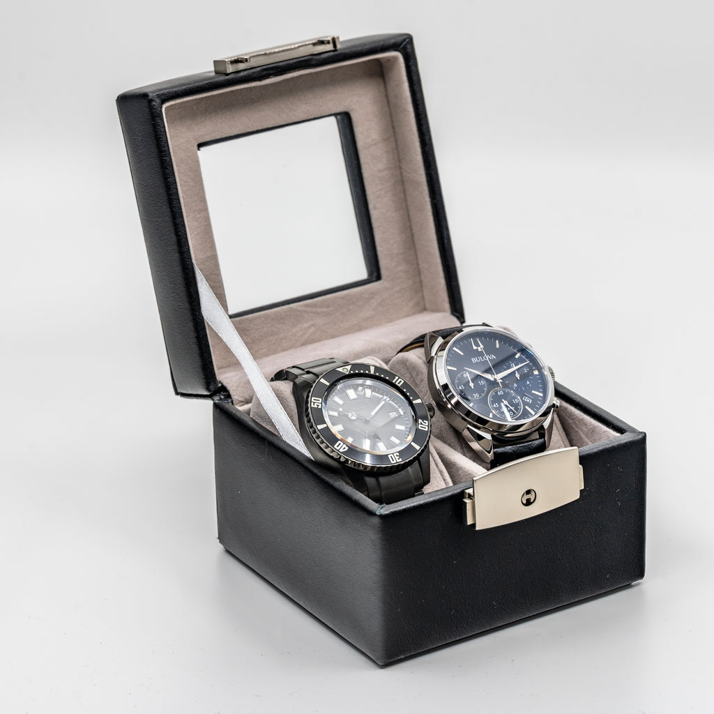 Two Watches - a Citizen, a Bulova and a Watch Box (Like New)