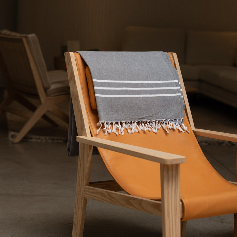 Set of 5 Large Thin Towels for Boat, Bath, Beach and Beyond