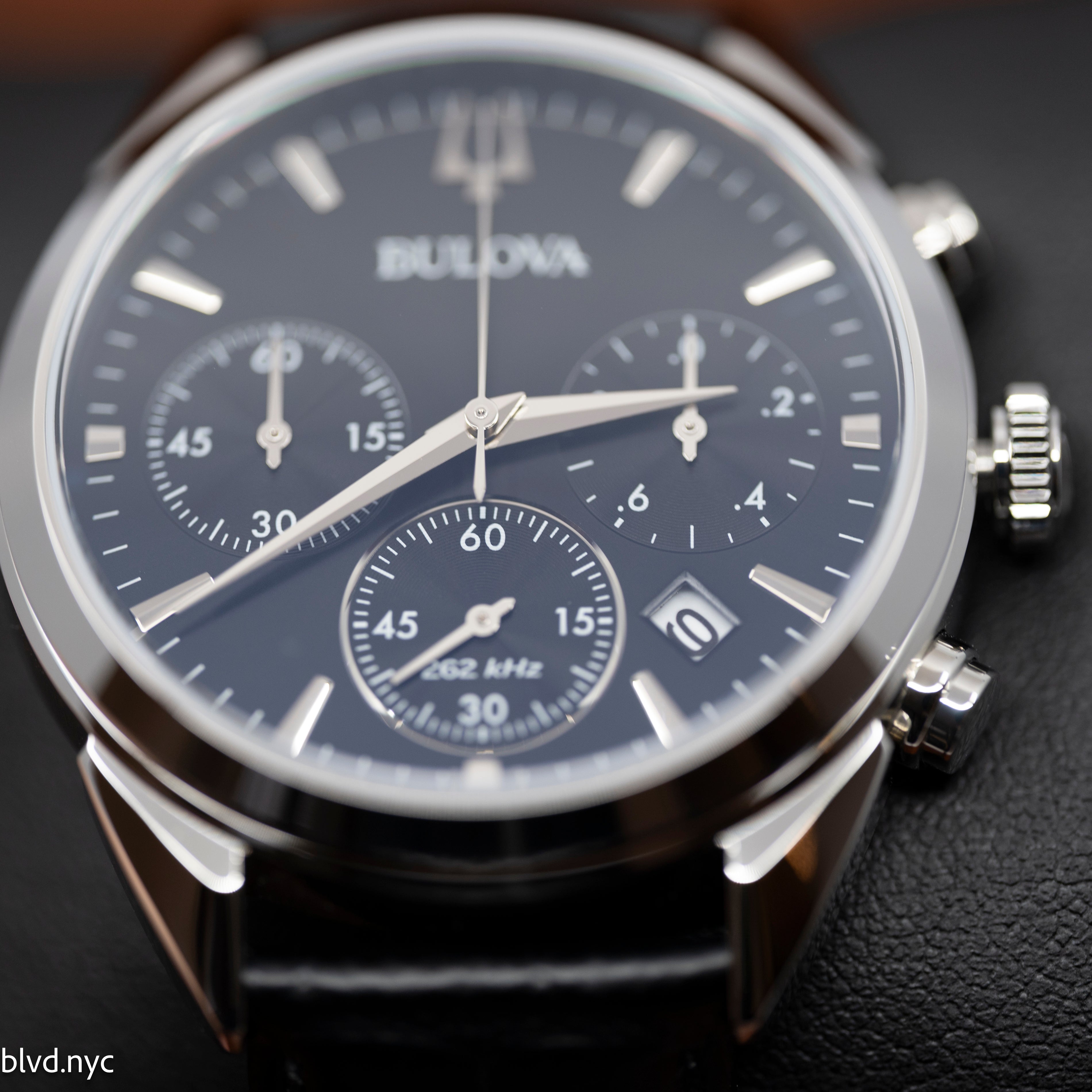 Bulova High Precision Chronograph Watch 262 kHz (Like New)