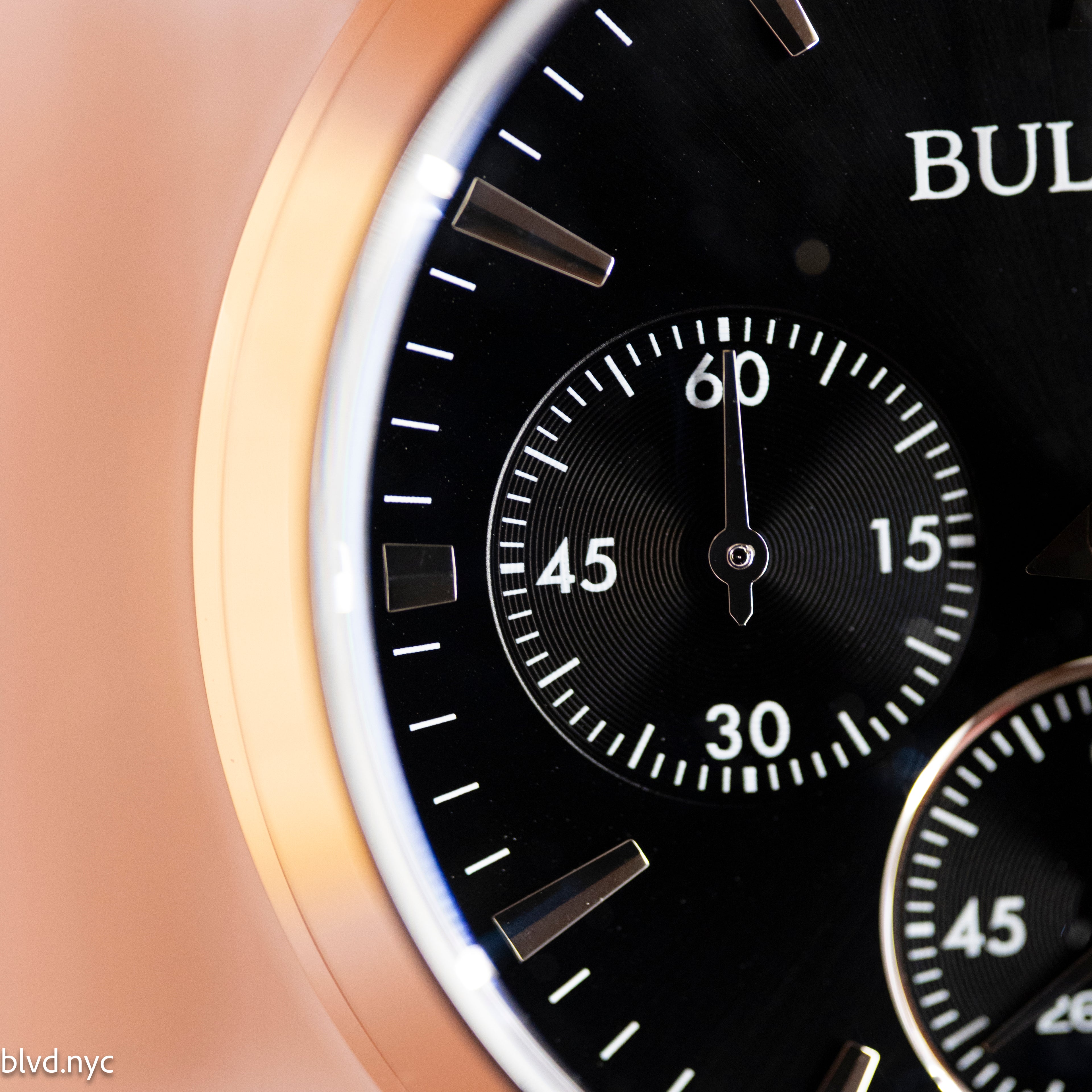 Bulova High Precision Chronograph Watch 262 kHz (Like New)