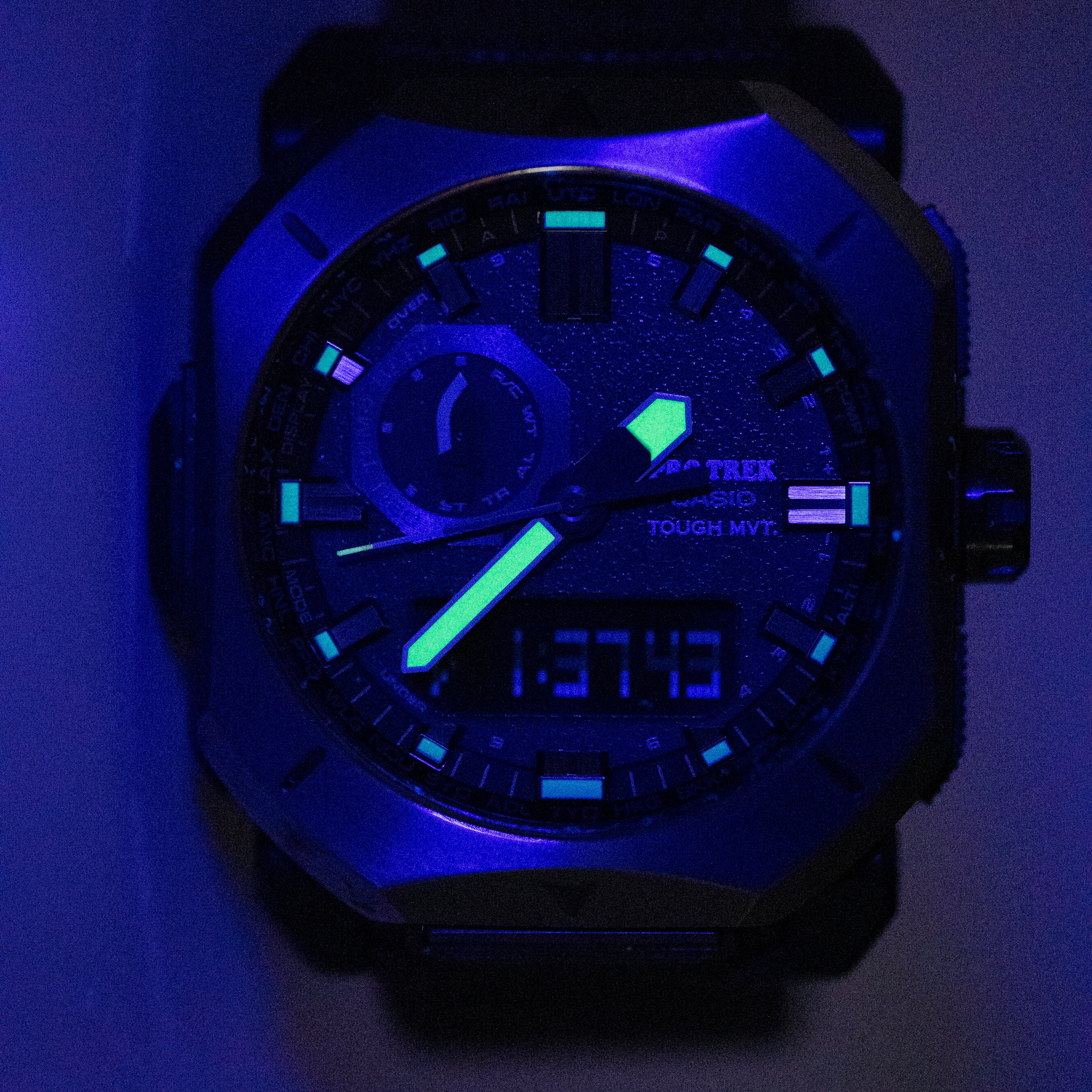 Two Watches - a G-Shock, a Pro Trek & a Watch Box (Like New)