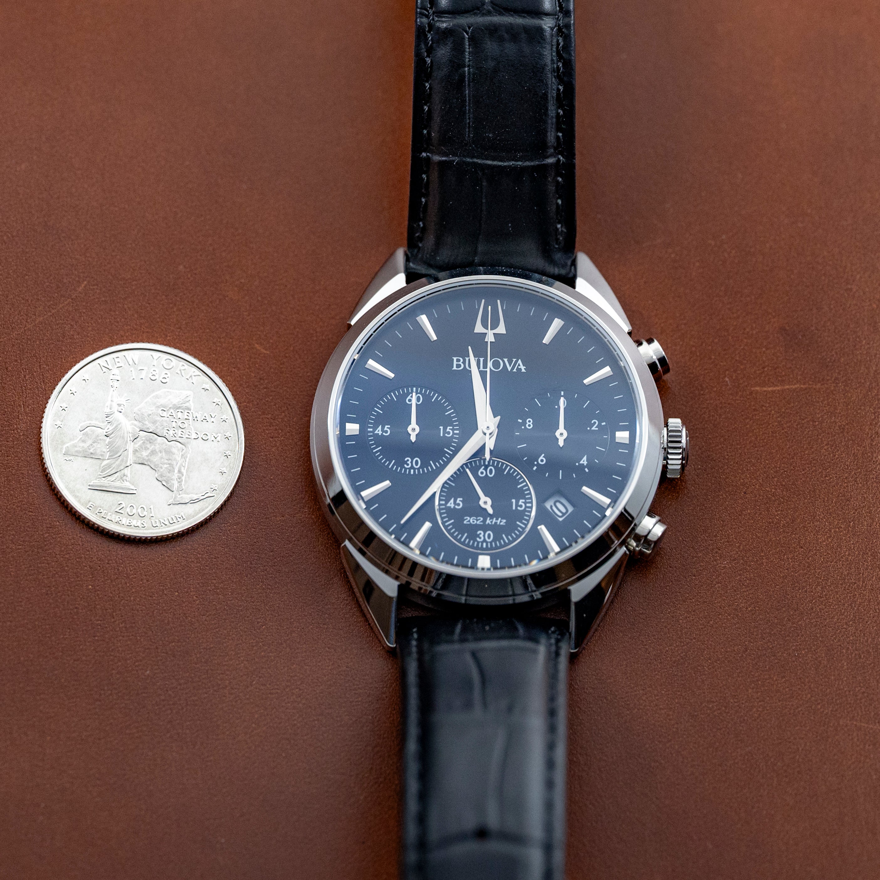 Bulova High Precision Chronograph Watch 262 kHz (Like New)